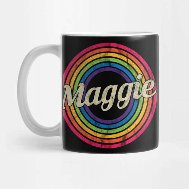 Maggie - Retro Rainbow Faded-Style by MaydenArt